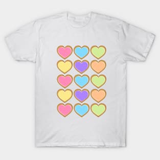 Love Heart Shaped Cookies T-Shirt